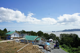 白浜復興住宅現場風景